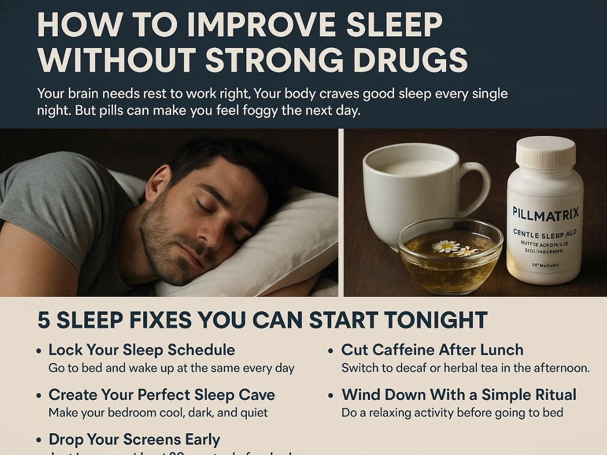 How to Improve Sleep Without Strong Drugs