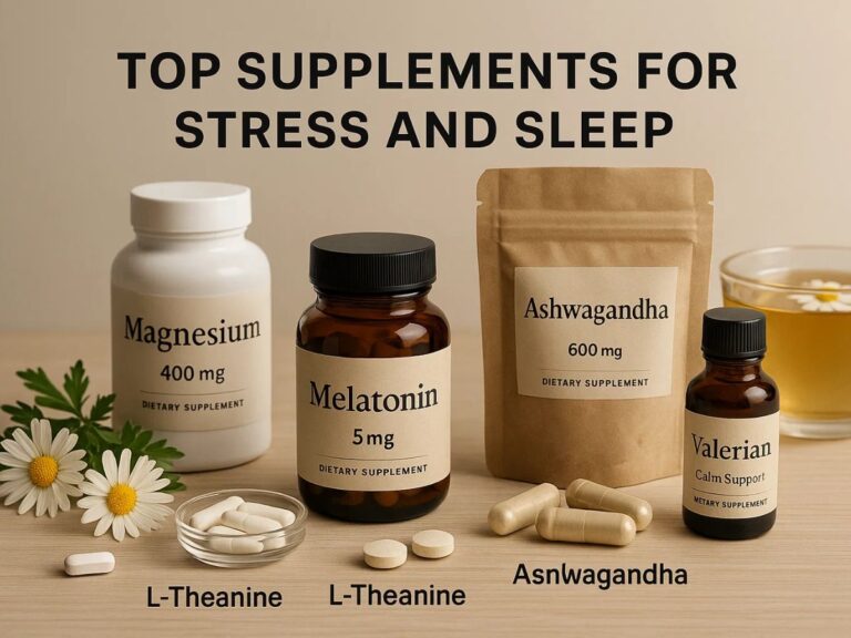 Top Supplements for Stress Relief and Sleep